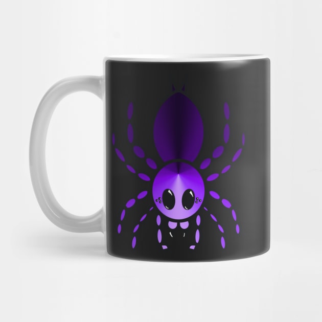 Colorful Cartoon Tarantula (Purple) by IgorAndMore